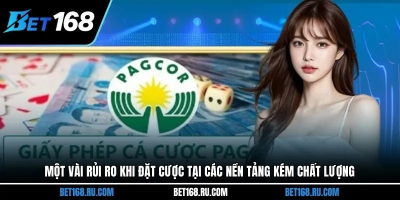 Một vài rủi ro khi đặt cược tại các nền tảng kém chất lượng 